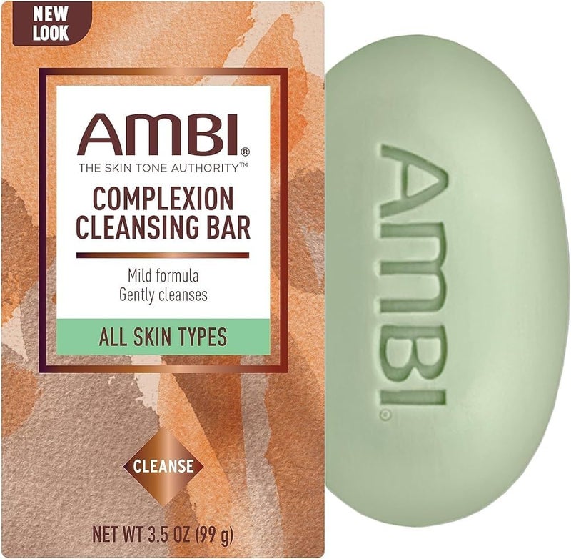 Ambi Complexion Cleansing Bar Soap - 3.5 oz (Pack of 3) for All Skin Types - Image 1